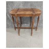 Victorian Wood Oval Parlor Table