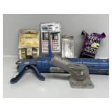 Clip Bender, Steel Wool, Deadbolt, Caulk Gun