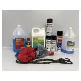 Washer Fluid, Spray Paint, Shop Rags, Funnel