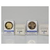 1873 CC Gold DB Eagle,1929 Indian Eagle Head Repli