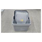 Sterilite 18 Gallon Storage Tote Gray [4]