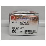 Hornady 45 Colt 225 GR FTX 20 Cartridges