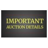 Important Auction Information