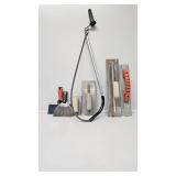 Hand Trowels(4), Spackle Knives (2), Snake