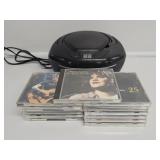 Sylvania Portable CD Boombox & CD