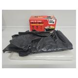 Rubber Bungee, Partial Box 55G Trash Bags