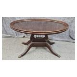 Oval Coffee Table With Glass Top
