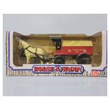 ERTL Horse & Wagon Coin Bank Die-cast
