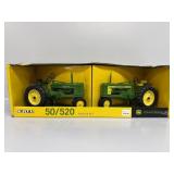 ERTL 1:16 John Deere 50/520 Tractor Set