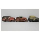 Decorative Resin Figurines Of Vintage Cars & Truck