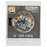 Route 66 Neon 15" Clock