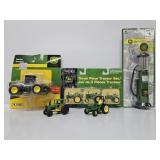 ERTL John Deere Tractors & Gas Pump Die-cast