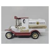Golden Wheel Tanker Truck Bank Die-cast