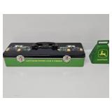 John Deere Metal Tin & Cowbell