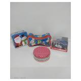 Police Die-cast Playset & 3 Tins