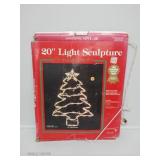 String Lights, Lighted Tree Sculptures