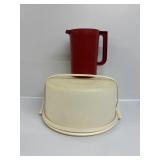Tupperware Pitcher & Cake Carrier