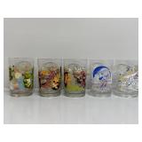 McDonalds Glasses (2), Shrek The Third Glasses (3)