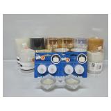 Flameless Candles, Tea Light Candles, Snowflake