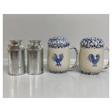 Ceramic Mug-Style & Milk Can Salt & Pepper Shakers