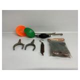 Wader Suspenders, Fish Scoop, Oar Holders