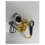Heat Lamp & Outdoor Extension Cord W/Light