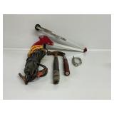 Temporary Work Light,Hammer, Grabber Tool