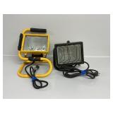 Portable Halogen Work Lights (2)