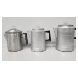 Aluminum Stovetop Coffee Percolators (3)