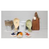 Spoon Rests (6), Kitchen Utinsil Holder, Metal