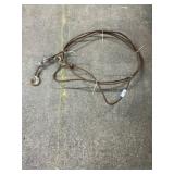 Wire Rope Sling W/Hooks On Each End