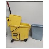 Rubbermaid Mop Bucket W/Side Press Wringer