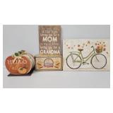 Fig Newton Tin, Fall Bike, Pumpkins(4), Seabees