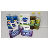 Bowl Fresh (7), Ajax (2), Pine Scented Cleaner