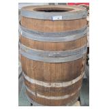 Light Up Wooden Welcome Barrel