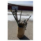 Barrel, Shepard Hooks, Ice Scrapers