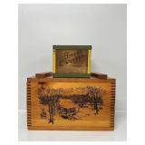 Bait Canteen, Wooden Ammo Box