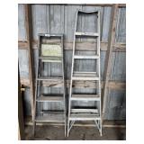 Wooden and Aluminum Ladders