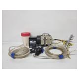 Hydroponic Air Pump, Clear PVC Tubing,Battery