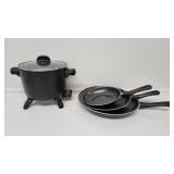 Presto Fryer(Powers On) , 8,10,12 Inch Fry Pans