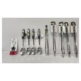 Stainless Steel Spoons(4), Stainless Steel Tongs