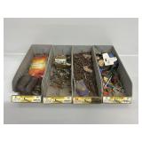 Assorted Hardware, Flexible Metal Spout, Washers