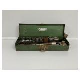 Socket Set in A Green Metal Case