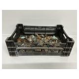 Brass Plumbing Fittings and Valves In A Crate