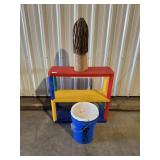 Kids Plastic Shelf, Mushroom, Pellets