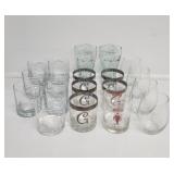 Coca-Cola Glasses, Assorted Rocks Glasses
