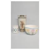 Nippon Porcelain Vase, Summer Stock Bowl