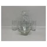 Princess House Heritage Etched Glass Tumbler