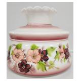 Floral Hurricane Lamp Shade
