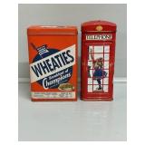 General Mills Tin and Telephone Coin Bank Tin